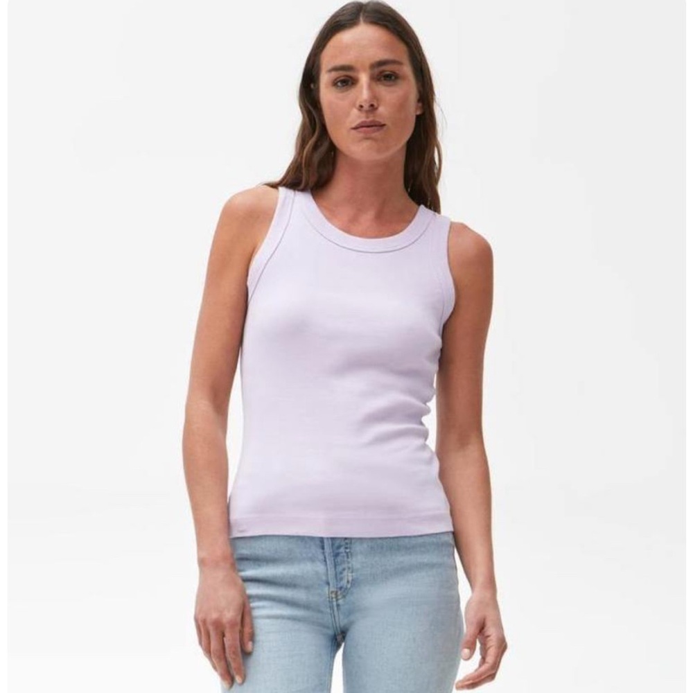 NEW Michael Stars Paloma‎ Tank Blouse Lilac Large